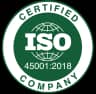 ISO 45001:2018 Certified